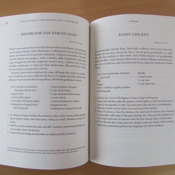 Jewish Holiday Cookbook by Joan Nathan 2004 - 25th Anniversary edition -Hanukkah - Picture 6 of 8